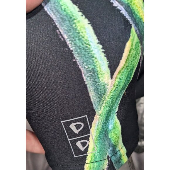 Debbie Dannheisser Flower Series Fine Art High Waist Leggings Size Medium - Picture 11 of 12